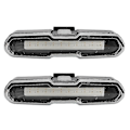 Miniatyrbilde 1 av 5: 2x LED Skateboardlys Longboardlys Skateboardlys Passer til alle Longboards Sykler Scootere