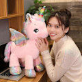 Miniatyrbild 5 av 5: Unicorn Dream Rainbow Högkvalitativ Plyschleksak - 40/60/80CM[D] White 40cm