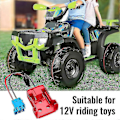 Miniatyrbillede 5 af 5: Power Wheels Adapter til Batteri med Ledningsnet-stik 12awg Tråd med 40a Sikring til Peg-perego
