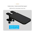 Miniatyrbilde 3 av 5: Armlenestøtte Desk Computer Support Musmatte Håndleddstøtte Armfeste Folding Tastatur Albue Støtte