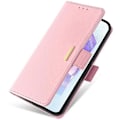 Miniatyrbillede 5 af 5: Læder Wallet Case med RFID-blokering og stativfunktion samt håndrem til Samsung Galaxy A26 5G - Grøn[D] Multicolor Pink