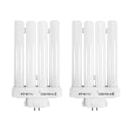 Miniatyrbillede 1 af 4: 27w Dagslys Erstatningspære til High Vision Læselamper, 4 Pin Gx10q-4 Quad Tube (6500k)[D] Pack Of 2