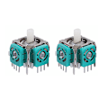 Miniatyrbillede 1 af 3: 2 stk. Udskiftnings 3D Analog Spil Joystick Reparationstilbehør Kompatibel PS2 PS3 X-box 360