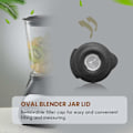 Miniatyrbilde 3 av 5: Klassisk serie blenderkannelokk for blender juicer lokk kopplokk black