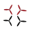 Miniatyrbillede 1 af 5: 4 Stk./lot Lang Propel Til Parrot Bebop 2 Drone/fpv 2.0 Quadcopter[D] 2 Black 2 red