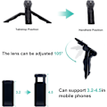 Miniatyrbillede 5 af 5: Vlogging Kit til iPhone, Android med Tripod, 36 LED Lys, YouTube Starter kit med Mini Mikrofon[D]