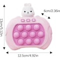 Miniatyrbild 2 av 5: Pop It Spel - Pop It Pro Ljusspel Snabb Tryck Fidget Spel Rosa Rosa Kanin