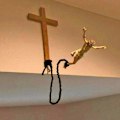 Pikkukuva 5 / 5: Benjihyppy Jeesus Uskonnolliset Koristeet Benjihyppy Jeesus Ripustuskoriste