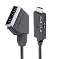 Miniatyrbild 1 av 5: SCART till HDMI-omvandlare SCART till HDMI-adapter Video Audio-omvandlare Videokabel