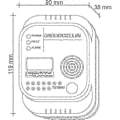 Miniatyrbild 3 av 4: Koldioxiddetektor, Batteridriven, Gasdetektor Med Display Och Temperaturmätare - Utmärkt