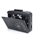 Miniatyrbillede 1 af 4: Cassetteafspiller Walkman Cassetteafspiller Bærbar Højttaler Flere Strømforsyningsmetoder AMFM Radio black