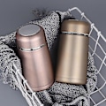 Pikkukuva 5 / 5: 320ml Mini Söpö Kahvi Termospullot Ruostumattomasta Teräksestä Matka Juomavesipullo Termosmukit Ja MukitC[C]
