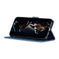 Pikkukuva 5 / 5: OnePlus Nord Retro -tekstuurinen nahkakotelo OnePlus Nord[D]:lle Blue