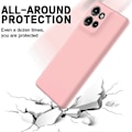 Miniatyrbilde 4 av 5: For Motorola Edge 50 Neo 5g Deksel Flytende Silikon Anti-ripe Telefondeksel Med Håndstropp[D] Pink