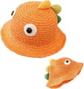 Dinosaur Fiskarhatt Orange Storlek 4[D]