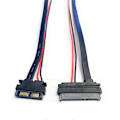 Miniatyrbillede 1 af 5: Sata 22-polet Han til 7+6 Hun Connector Kabel/13-polet Han til 22-polet Hun Tråd 13 Male to 22 Female