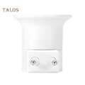 Miniatyrbilde 4 av 5: E27 EU-kontakt Lampekobling Holder Base Socket Konverter Adapter med Kontrollbryter