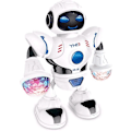 Miniatyrbillede 1 af 5: Elektronisk Robot Legetøj Smart Space Walking Dansende Robot, Syngende Musik Robot med Musikalske og Farverige Lys [D]