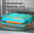Pikkukuva 5 / 5: Mikroaaltouunitoastin, Toastie Maker Mikrossa, Mikroaaltouunitoastin Sandwich Maker, Mikroaaltouunitoastin Sandwich Maker