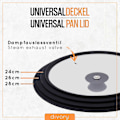Miniatyrbild 2 av 5: Universallock 28, 30 och 32 Lock Glaslock med Silikonkant[D]