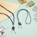 Miniatyrbild 5 av 5: Kristall Nyckelband Halsband 2st Heilwiy Bling Rhinestone Hals Nyckelband Nyckelring Nyckelband