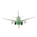 Miniatyrbillede 4 af 4: Legering Elektronisk Fly Miniature Model Træk Tilbage Fly Legetøj Gave til Børn (Grøn)