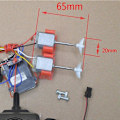 Miniatyrbilde 4 av 5: Modellbåt DIY Kits Akselhylse Motor Propell Kontroller Mottaker Sett RC Ny[D] 145mm Chargable