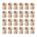 Miniatyrbild 3 av 3: 24 st Trääggställ Eggkoppar Äggförvaring Easter Egg Cups För Hemmet