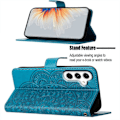 Miniatyrbillede 4 af 5: Til Samsung Galaxy A55 5G Etui Mandala Blomster Læder Flip Wallet Cover Multicolor Style C