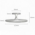 Miniatyrbillede 4 af 5: Stativ til Smart Højttaler til HomePod Mini Dekorativ Holder Lydforbedring Silver