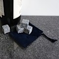 Miniatyrbillede 2 af 5: 9 stk. Whisky Issten Drikkekøler Terninger Sten & Pose Starlight[D]