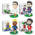 Miniatyrbillede 2 af 5: Fodbold Karakterbygning B Legetøj Samlet 's Legetøj Bygge B Legetøj