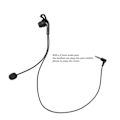 Miniatyrbild 3 av 5: Ejeas Domareheadset, In-Ear Hörlurar Med Mikrofon Ersättning För V6 Pro/ V6c/ V4 Plus/ V4c Plus/ FBIM Intercom