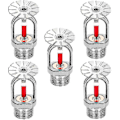 Miniatyrbilde 1 av 5: 5 stk Brannsprinklerhode 3/4 tommer Hengende type 155 Vannstråle ned 68 Messing Sprinklerhoder 3/4\" NPT