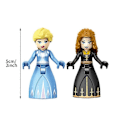 Pikkukuva 2 / 4: 365 kpl Lelurakennussarja Elokuva Frozen Elsa Linna Leikkilahja Opettavainen Tytölle[D]