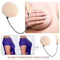 Miniatyrbild 5 av 5: Push Up Frontlös BH Kit Djup Urringning BH Kit BH Dold BH Hud[D] Beige