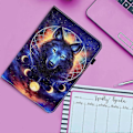 Miniatyrbild 2 av 5: Läder Smartfodral för Lenovo Tab M11 / Xiaoxin Pad 11 2024 Space Wolf