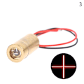 Miniatyrbilde 1 av 3: Kobber Laserhode 650nm 9mm 3V 50mW Laser Kryss Diode Modul Rød Laser HFMQV A3(cross)