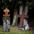 Miniatyrbild 5 av 5: Pratande Pumpa med Lysande Ögon, In- och Utdragbar Mun, Skräckljud, 2023 Ny Halloween Gourdo Animatronik, Inomhus Utomhus Dekoration