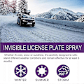 Miniatyrbillede 5 af 5: Usynlig Nummerplade Spray, Nummerplade Reflekterende Spray 1pc
