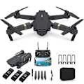 Miniatyrbild 1 av 4: 4k Drönare E58 Vikbar Fjärrstyrd Quadcopter Högupplöst Kamera Wifi Live Video[D]