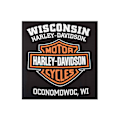 Miniatyrbilde 2 av 2: Orange Bar & Shield Svart T-skjorte 30290591 Harley Davidson-ooo13[D] L