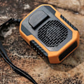Pikkukuva 3 / 5: Uusi 6000mAh kannettava vyötäröklipsituuletin, vyötuuletin, vahva ilmavirta, 3 nopeutta, ladattava vyöklipsituuletin USB-portilla[D] orange