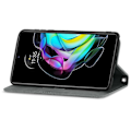 Miniatyrbild 3 av 5: Fodral för Motorola MOTO Edge 20 Magnetisk Stängning Läder Plånboksfodral Housse Etui Stötsäker - Grön