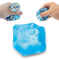 Miniatyrbilde 1 av 5: Isbit Squishy Leke, Tpr Transparent Isblokk Mochi Squishy Fidget Leke Stressballer Stressavlastende Leke Klemmeleker Mini Squishy Til Gave