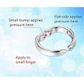 Miniatyrbild 2 av 5: 1 st Silver Anti Snark Ring för Snarkanordning Fingerring[D]