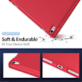 Miniatyrbillede 3 af 5: DUX DUCIS OSOM SERIES Tre-foldet Vandret Flip Læderetui med Pen Slots til iPad Pro 10,5 tommer / Air 3 2019 Red