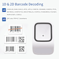 Miniatyrbild 4 av 5: 1D 2D QR-streckkodsläsare för skrivbord Händerfri USB-trådbunden streckkodsläsare Plug&Play Kompatibel med Windows Android-system Stor skanning