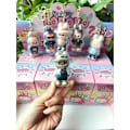 Miniatyrbild 1 av 5: Blind Box Popmart Labubu Monster Lisa Seme Heart Macarrr Vinyl Base Series Modell Leksak Dekoration Födelsedagspresent[YJD] Keychain blind box
