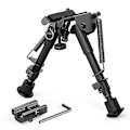 Miniatyrbillede 1 af 5: Alsidig riffelbipod, hurtigudløsende bipod i flykvalitetsaluminium med ikke-rustende sort anodiseret F[D]